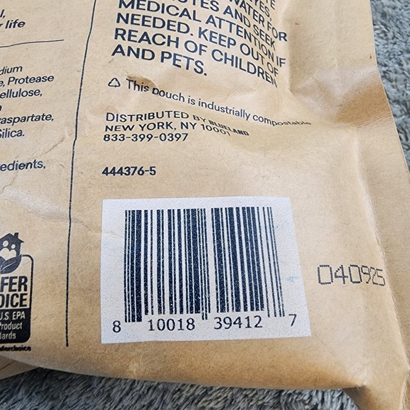 2 PACK of  Blueland Dishwasher Refills 60 Tablets Each Bag Fragrance Free - Picture 5 of 5